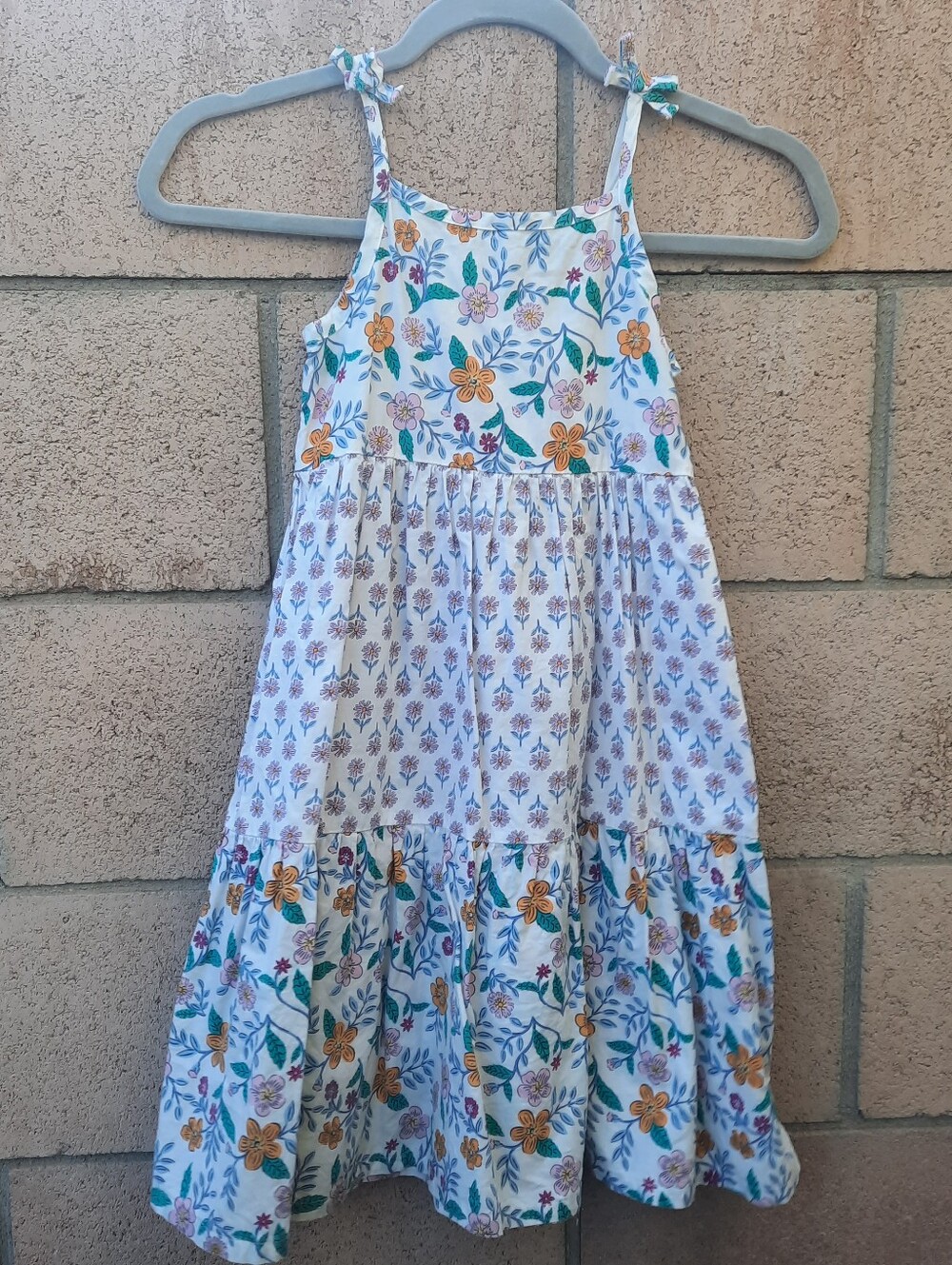 Carter's Toddler Girl's Floral Spring Summer Sleeveless Long Dress Size 5T